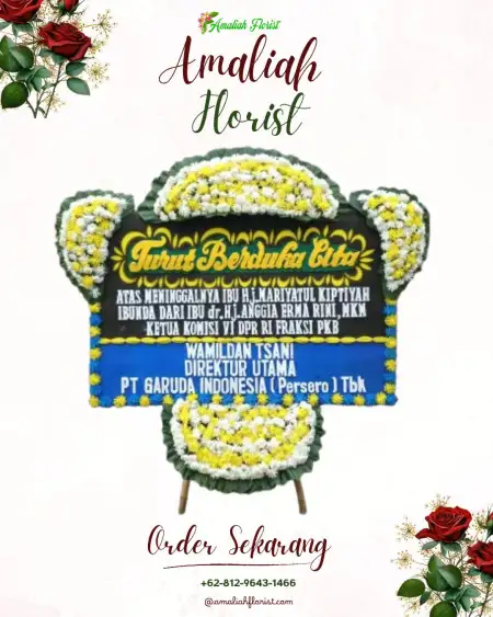 Papan Bunga Duka Sumber Pandan